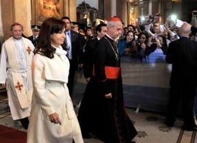 La Presidenta participó del tedeum por el 25 de Mayo en la catedral metropolitana