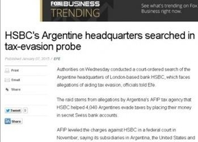 Medios internacionales reflejaron los allanamientos en el HSBC por denuncias de lavado de dinero