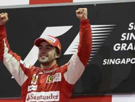 Alonso manifestó en Valencia que quiere revancha en el 2011