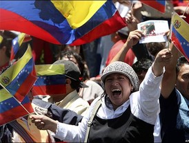 Partidarios y contrarios a Chávez protagonizan incidentes