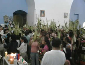 La fe católica del Domingo de Ramos vive en la Villa de Etla