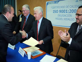 Recibe la delegación MH certificado ISO 9001