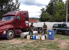 Secuestraron 600 kilos de cocaína líquida en Salta