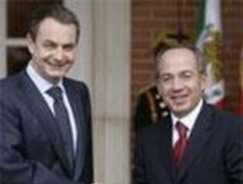 Zapatero y Calderón estrechan lazos