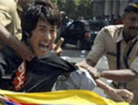 China libera mil manifestantes al paso de la antorcha por Tíbet