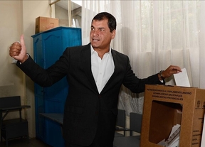 Correa obtuvo su reelección con un contundente triunfo