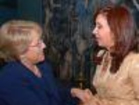 Cristina Fernández  se reunió con su 'amiga' Bachelet