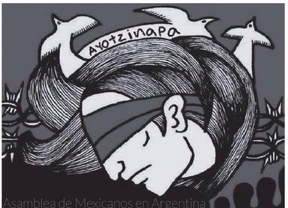 Representantes de estudiantes argentinos se solidarizaron con los 43 mexicanos desaparecidos
