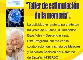 La Asociación Echando Raíces invita a participar de la actividad 'Taller de estimulación de la memoria'