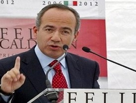 Solicita Calderón 40% más para seguridad