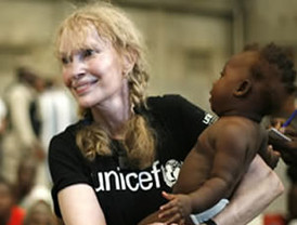 Mia Farrow realizará huelga de hambre por Darfur