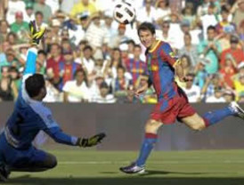 Messi continúa recuperándose de su lesión en el tobillo