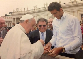 A Del Potro le robaron el rosario bendecido por el Papa 