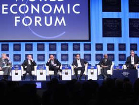 Dialoga el presidente Calderón con empresarios en Davós acerca de las reformas estructurales de nuestro país