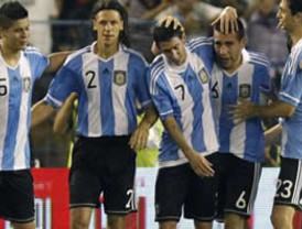 Argentina y Lionel Messi ganan amistoso frente a Venezuela