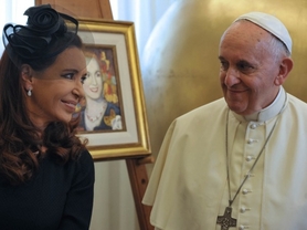 Cristina y el Papa Francisco tuvieron un encuentro con 
