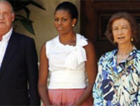 Michelle Obama cerró sus vacaciones con los Reyes