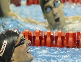 La rivalidad entre Lochte y Phelps propicia un nuevo récord del mundo