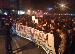 Más de 500 personas se manifiestan en Burgos para pedir la absolución de los encausados tras los disturbios