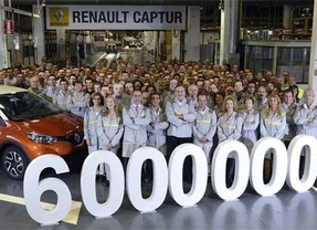 Un Captur, vehículo 6 millones de la Factoría de Carrocería Montaje de Renault en Valladolid