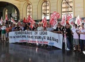 Baile de cifras en la huelga ferroviaria: entre el 20% del Gobierno y el 90% de los sindicatos