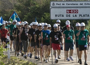 Los mineros, con las fuerzas 'intactas' camino de Madrid