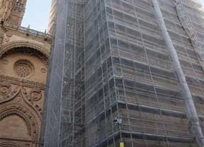 La rehabilitación de la Torre de las Campanas de la Catedral de Salamanca concluirá 