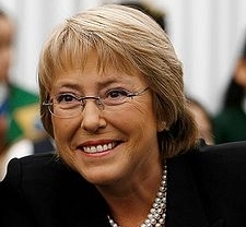 La ex presidenta de Chile, Michelle Bachelet, premio Cristóbal Gabarrón a la Trayectoria Humana 