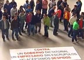 Los mineros del Grupo Alonso reclaman ante las sedes del PP y la Junta en León soluciones para una situación 