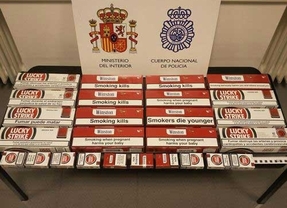 Intervenidas en un quiosco de Valladolid 200 cajetillas de tabaco de contrabando