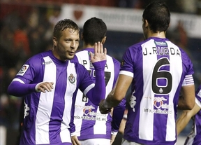 El Real Valladolid sella el triunfo en los últimos minutos 