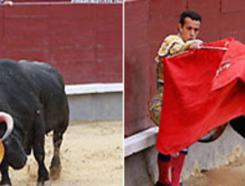 Detalles del toricantano Jairo Miguel ante otra corrida descastada, y van...