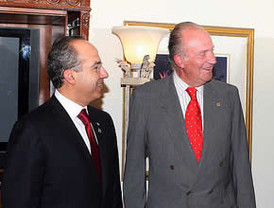 FCH llegó a Argentina, reuniones con don Juan Carlos y Cristina