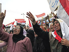 Las activistas egipcias de las revueltas sufrieron 