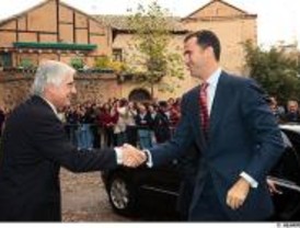 Los Príncipes de Asturias visitan Marchamalo (Guadalajara)