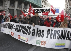 Más de 800 personas se manifiestan en Segovia y Ávila contra los despidos de Bankia
