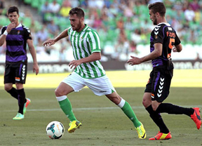  El Valladolid se deja media vida ante el Betis en Sevilla en un partido increíble (4-3)