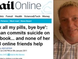 Mujer anunció su suicidio en Facebook