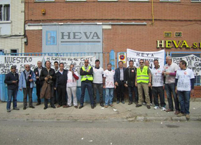 Los trabajadores de la empresa vallisoletana HEVA trasladarán las concentraciones a la puerta de la casa del dueño