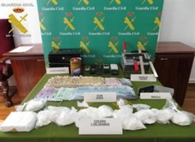 Desarticulado un grupo organizado y dedicado al tráfico de drogas en León e incautados casi dos kilos de cocaína