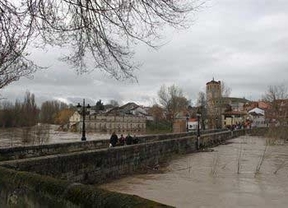 Desciende el nivel de cuatro ríos en las provincias de Valladolid y Segovia mientras crece el caudal del Órbigo