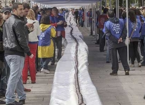 Burgos bate un doble récord Guiness con la morcilla más larga del mundo