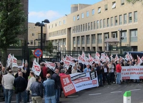 Protestas contra el deterioro de lo público en el Día del Trabajo Decente