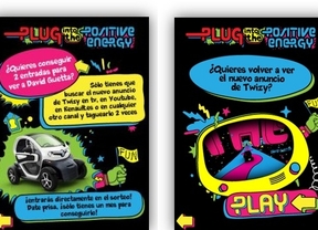 Renault lanza por primera vez en España un spot interactivo del Twizy 