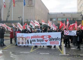 Doscientas personas se concentran en Castilla y León contra la Reforma Local y para exigir una nueva Ley de Haciendas Locales