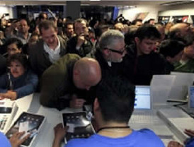 Gran éxito en Mexico el lanzameiento del Ipad