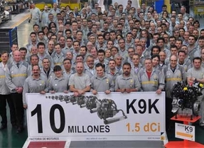 La factoría de Renault en Valladolid fabrica el motor diésel K9K número diez millones del grupo 