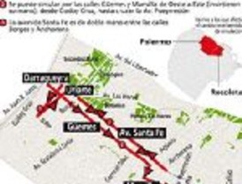 La avenida Santa Fe volvió a ser doble mano