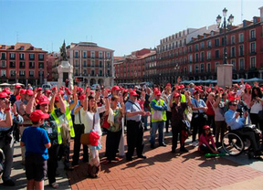 Más de 150 personas reclaman en Valladolid la ruptura de las barreras de la comunicación y accesibilidad para los sordos