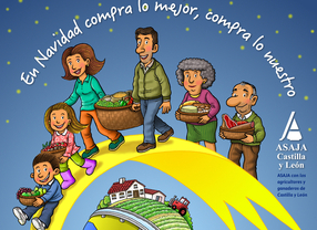 Asaja pone en marcha una campaña para fomentar el consumo esta Navidad de productos agroalimentarios de Castilla y León